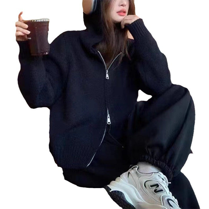 Cardigan pour femmes avec détails en cordon et coupe décontractée Chic & Stil