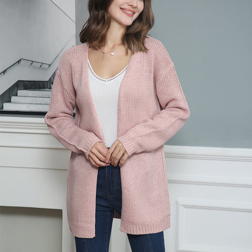Ladies Open Knit Vest with Relaxed Fit and Pockets Lune London
