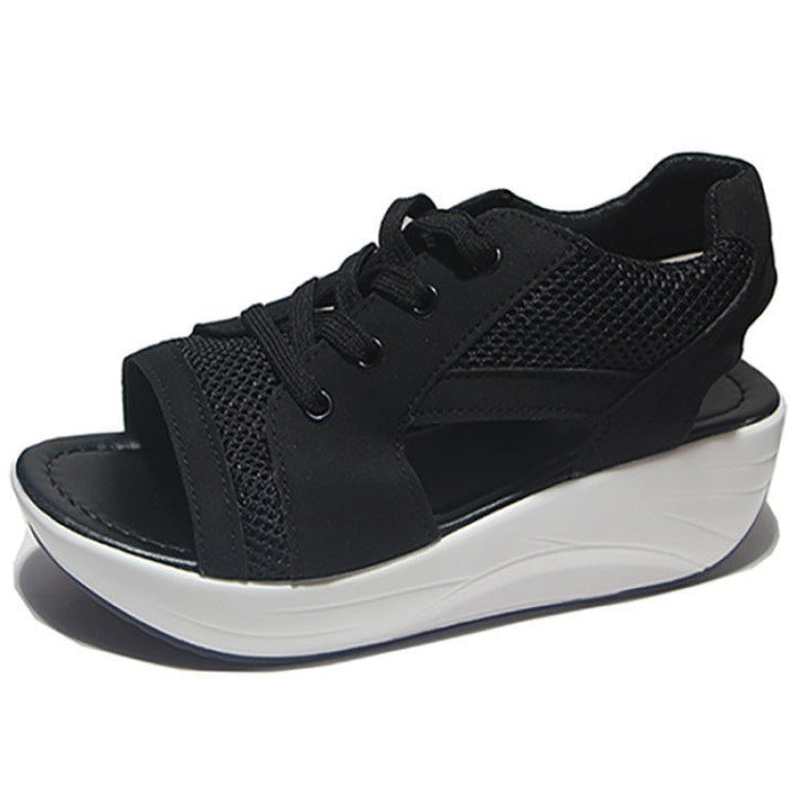 Ladies Comfortable and Stylish Sandals with Wedge Heel Lune London
