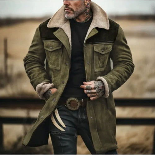 First-class suede jacket for men with teddy lining Lune London