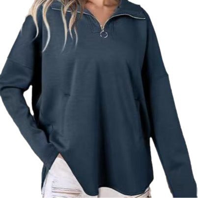Casual zip-up hoodie for women Lune London