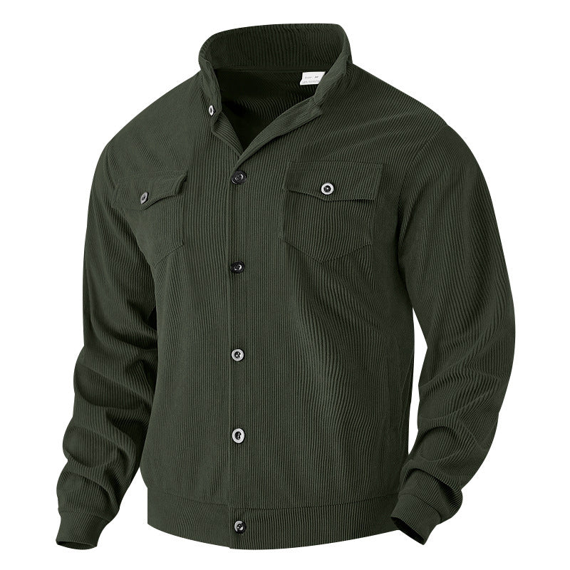 Vintage style men's jacket with practical pockets and structured design Lune London