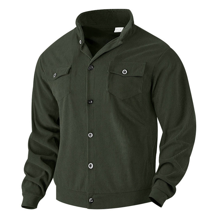 Vintage style men's jacket with practical pockets and structured design Lune London