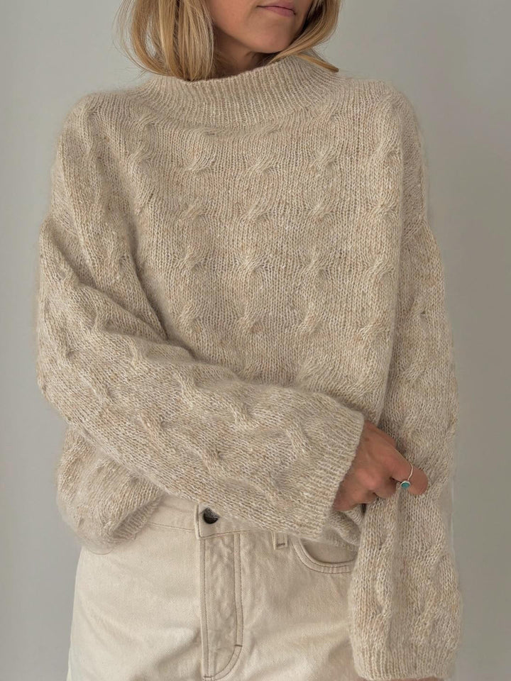 Ladies Chunky Knit Sweater Lune London