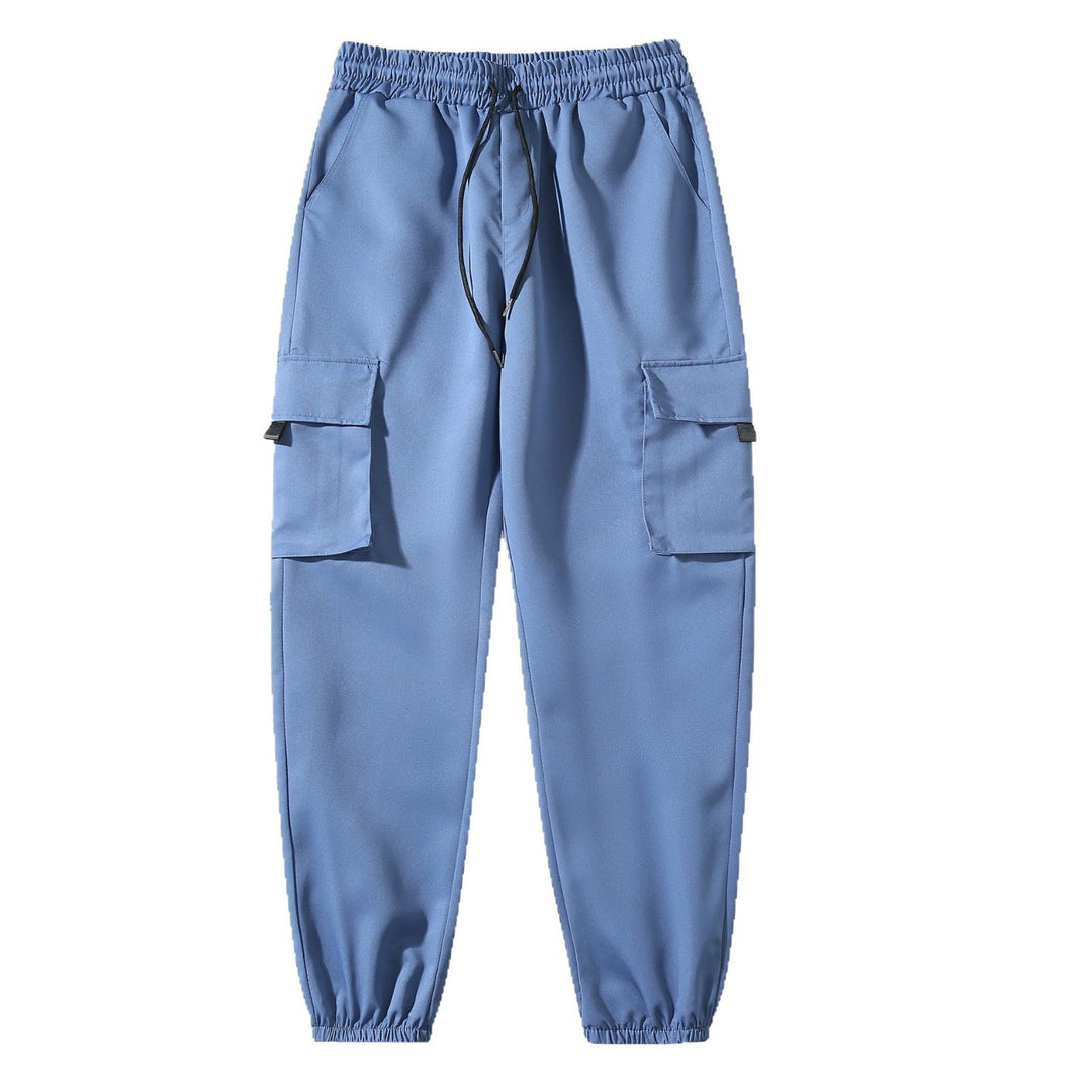 Men's cargo pants with practical side pockets and elastic cuffs Lune London