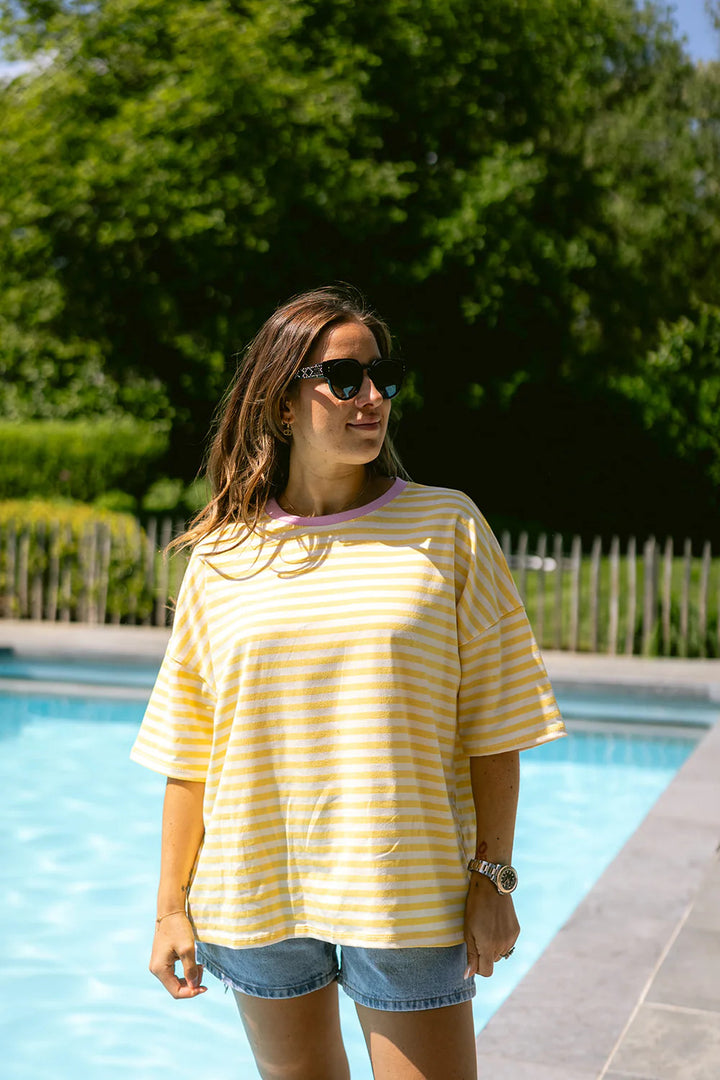 Casual and trendy striped T-shirt for women Lune London