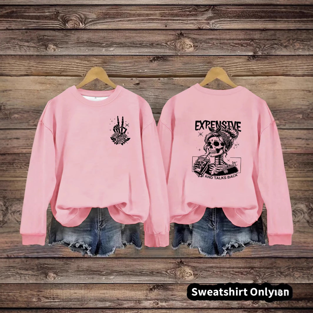 Sweatshirt femme avec design créatif et coupe décontractée Chic & Stil