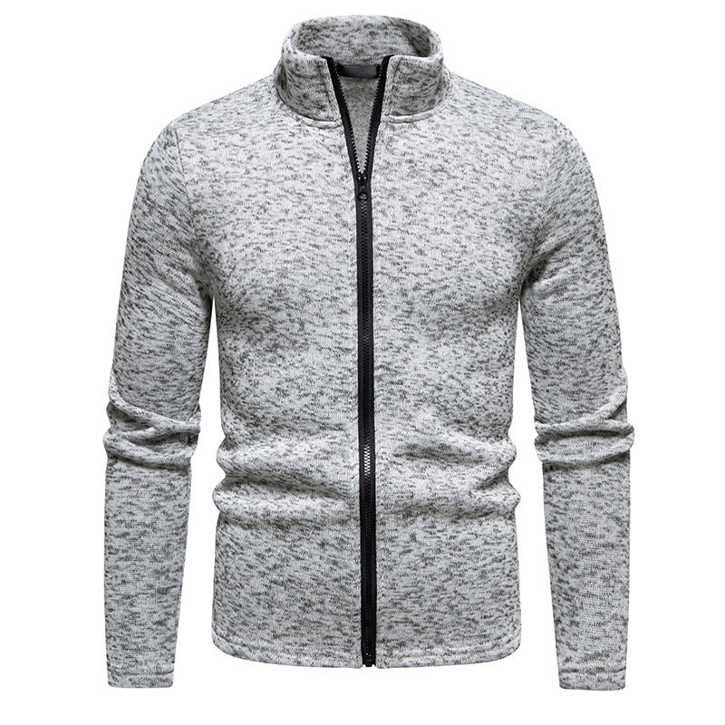 Men's fleece jacket with high collar and full zip Lune London