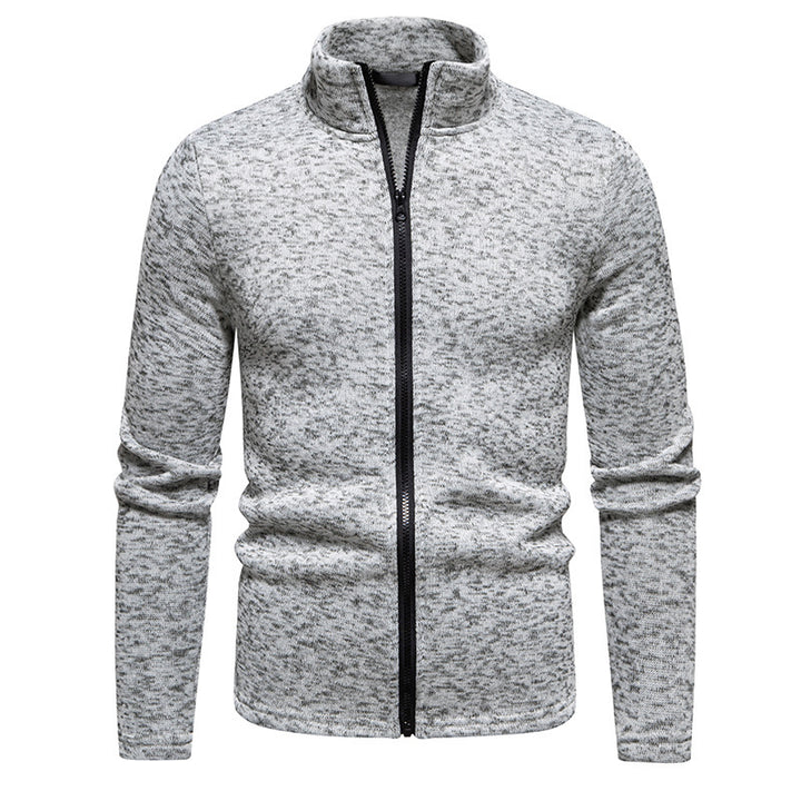 Men's fleece jacket with high collar and full zip Lune London