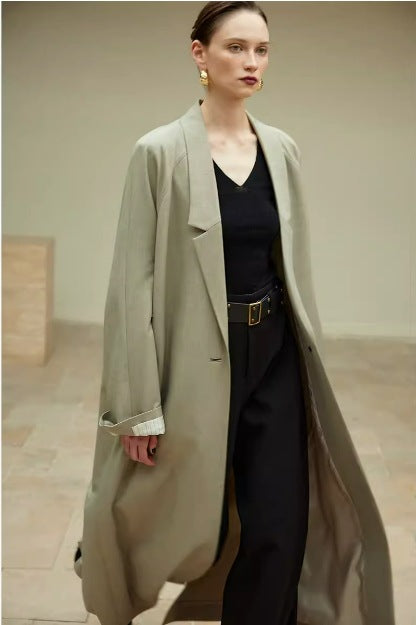 Manteau oversized Chic & Stil pour femmes tombant lâchement