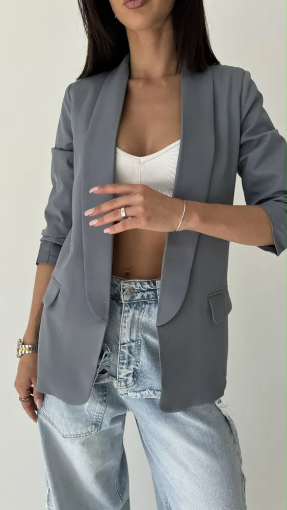 Elegant women's blazer with refined details Lune London