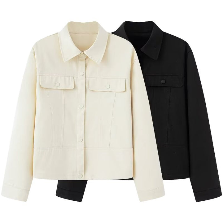 Modern utility style women's jacket with stylish pockets Lune London