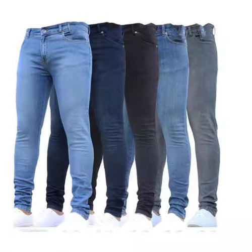Men's Slim Fit Jeans with Stylish Seam Details Lune London