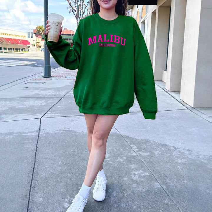 Sweatshirt femme avec logo californien décontracté et matériau doux Chic & Stil