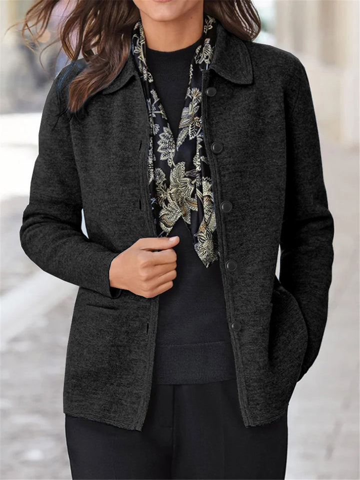 Ladies Elegant and cozy knitted jacket Lune London