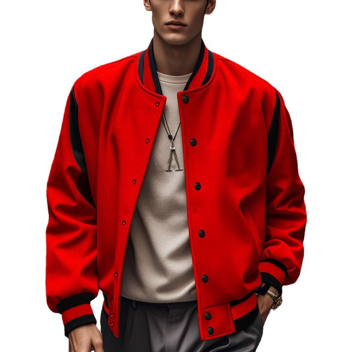 Men's bomber jacket with contrasting sleeves Lune London