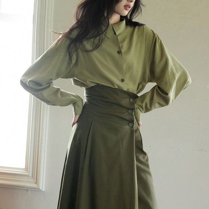 Jupe maxi élégante et moderne pour femmes avec découpe en coupe Chic & Stil