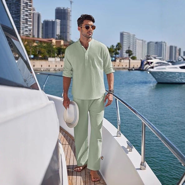 Men's Relaxed Chic Coastal Lounge Set
