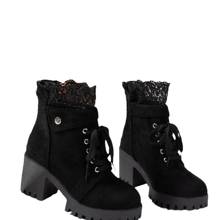 Ladies' ankle boots in portrait format with elegant toe and non-slip sole Lune London