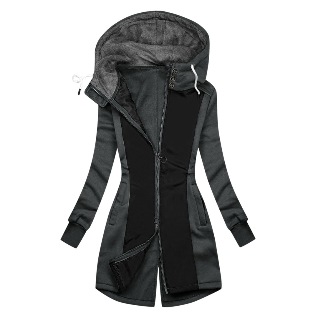 Women's sporty windbreaker jacket with high collar and warm inner lining Lune London