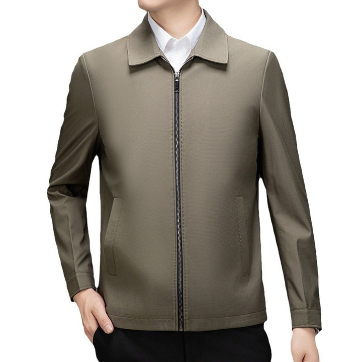 Casual transition jacket for men with modern zipper and practical pockets Lune London