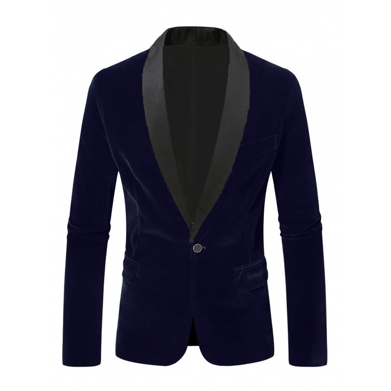 Velvet jacket for men with elegant lapels Lune London