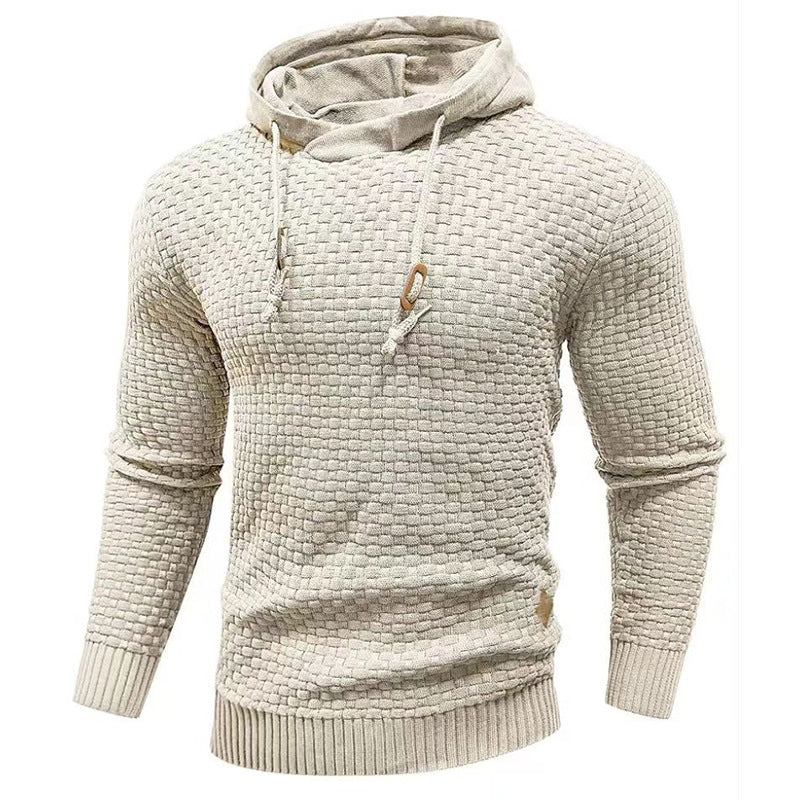 Men's hoodie with textured design Lune London