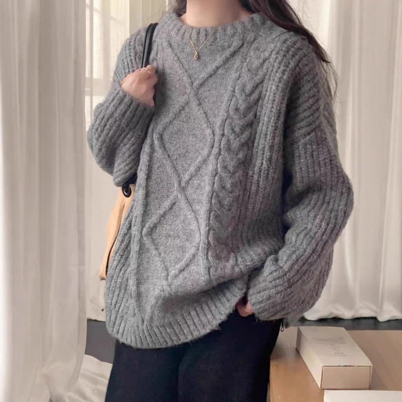 Pull oversized confortable pour femme en maille fine Chic & Stil