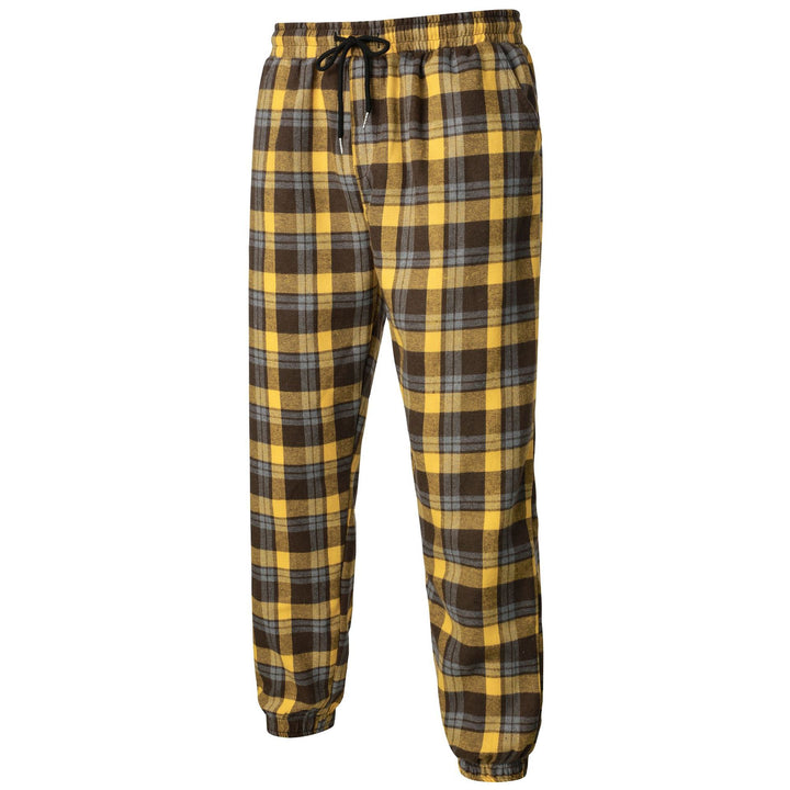 Leisure pants for men with pattern, elastic waist and side pockets Lune London