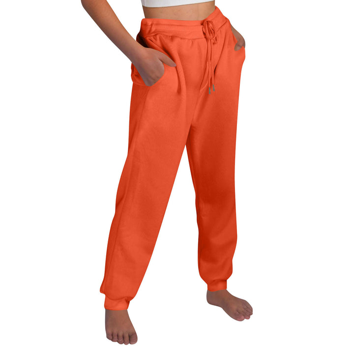 Comfortable women's jogging pants with elastic waistband and side pockets Lune London