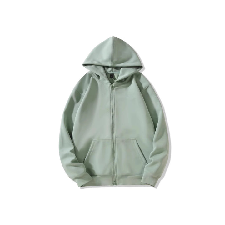 Ladies hoodie jacket with full zip and practical pockets Chic & Stil
