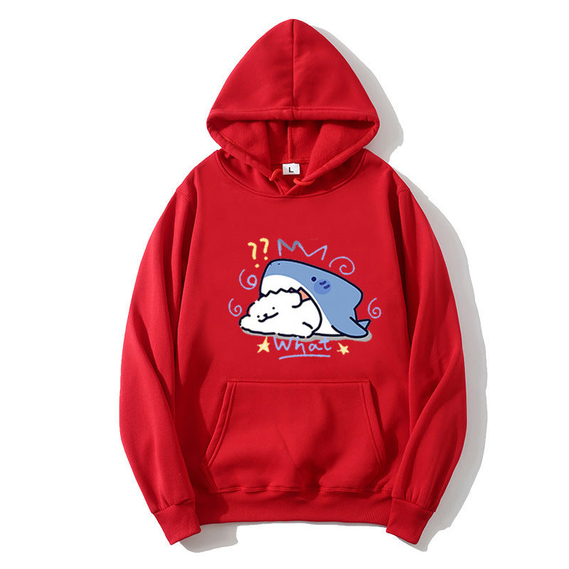 Women's hoodie with playful whale motif Chic & Stil