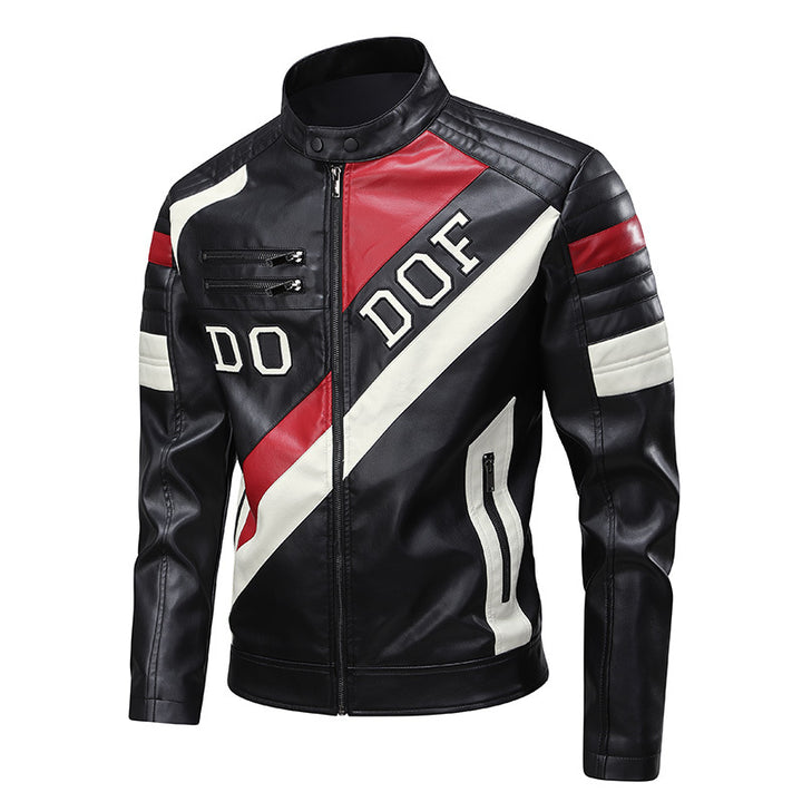 Lune London men's leather motorcycle jacket
