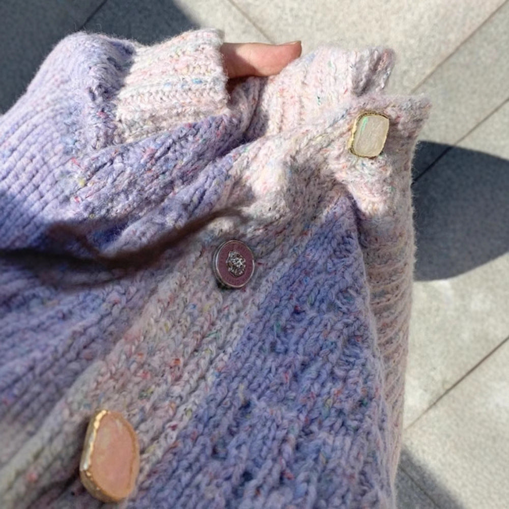 Cardigan confortable pour femmes avec détails de boutons Chic & Stil