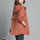 Lune London | Red women's jacket with hood