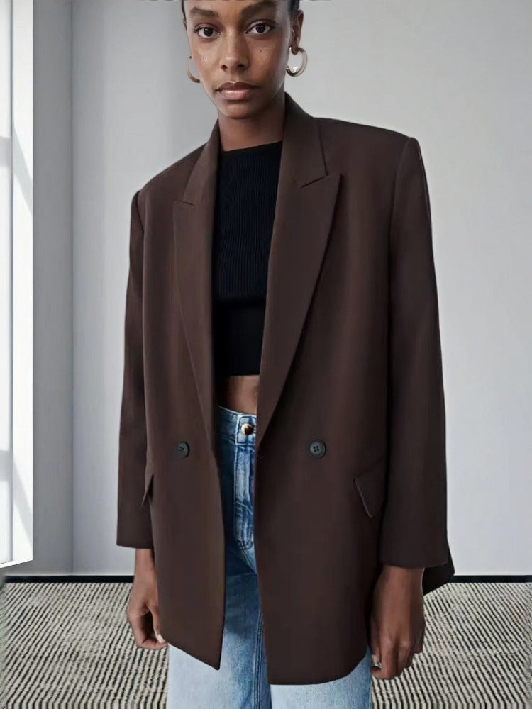 Ladies oversized blazer fashionable and stylish Lune London