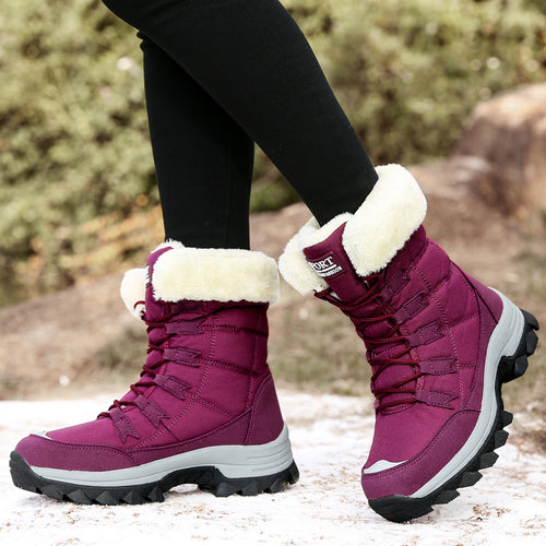 Winter boots for women with non-slip sole and insulating lining Lune London