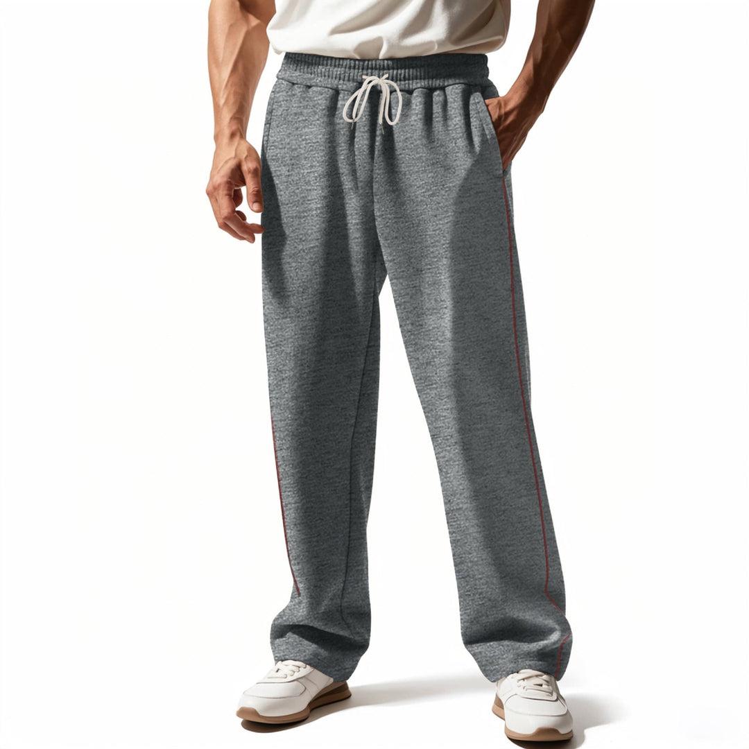 Men's Comfortable Jogging Pants with Zipper and Side Pockets Lune London