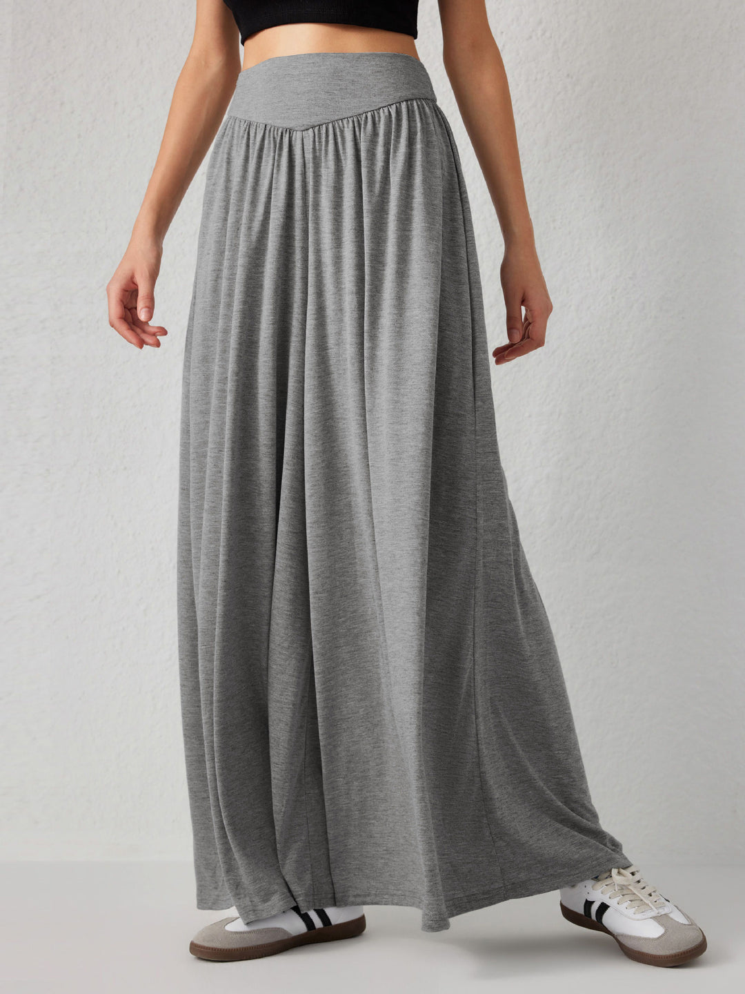 Airy maxi skirt for women with a loose fit and elastic waist Lune London