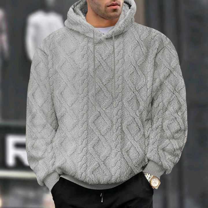 Men's cozy hoodie with structured design Lune London