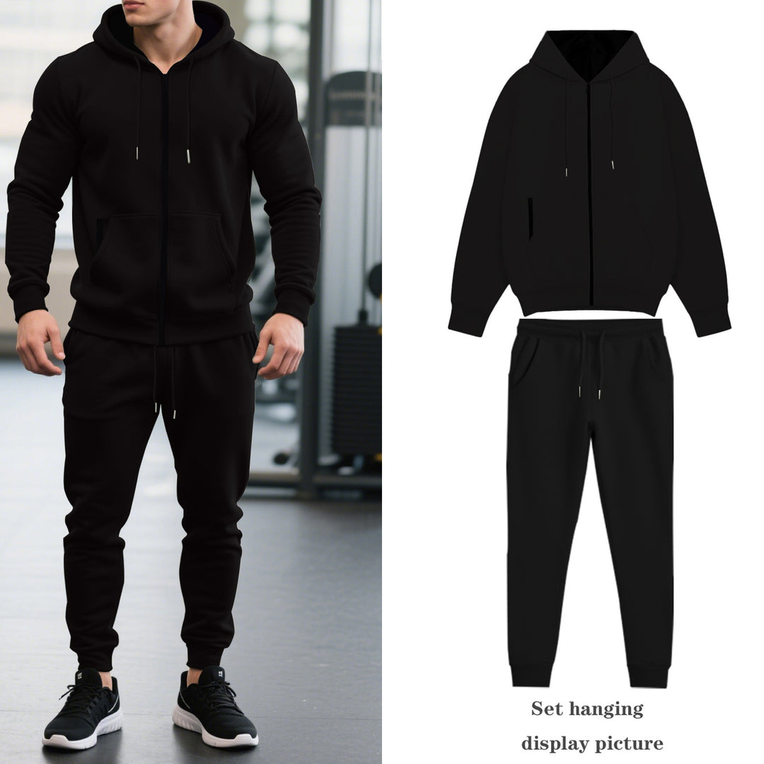 Men's sports suit with hood and practical pockets Lune London