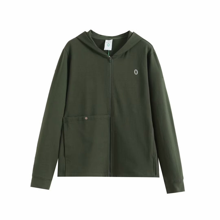 Veste à capuche respirante pour femmes avec poche zippée innovante Chic & Stil
