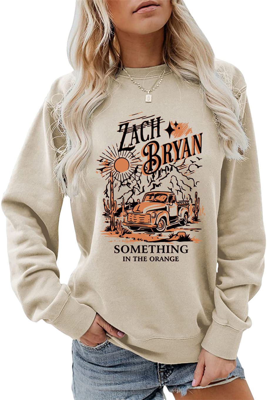 Sweat-shirt femme avec design de camion vintage inspirant Chic & Stil