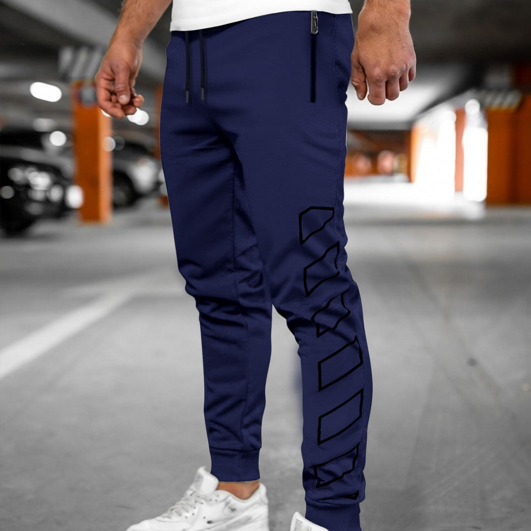 Men's sporty jogger pants with a modern design and Lune London side pockets