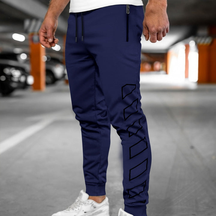 Men's sporty jogger pants with a modern design and Lune London side pockets