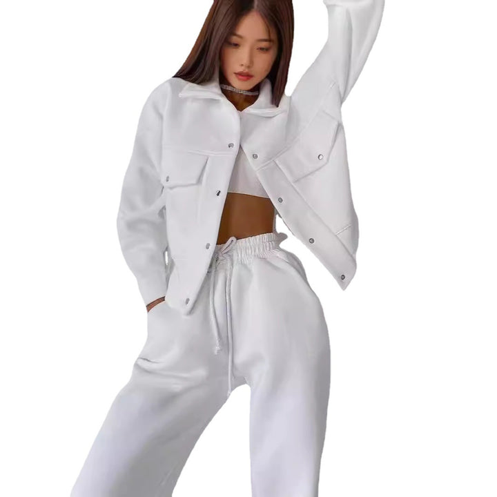Casual sweatshirt set for women with stylish jacket and comfortable joggers Lune London