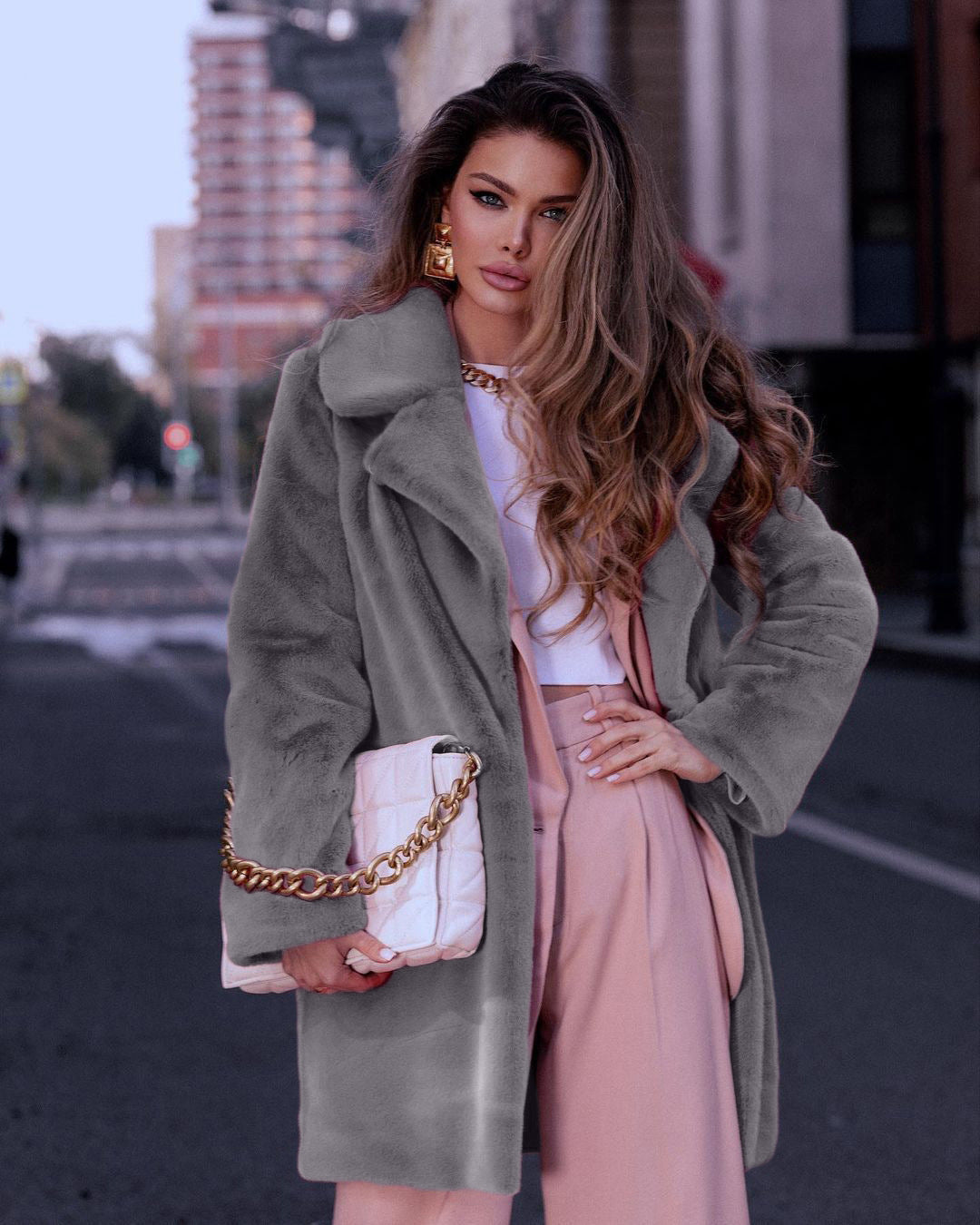 Ladies Flannel Blanket Coat Lune London