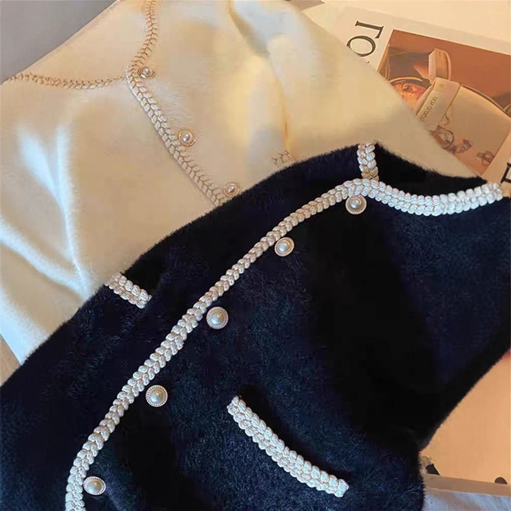 Cardigan Élégant pour Femmes avec Ornements en Perles Chic & Stil