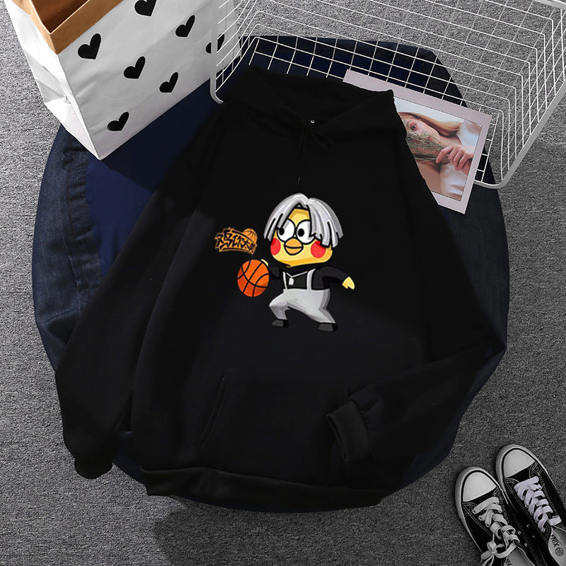 Women's hoodie with creative basketball motif Chic & Stil