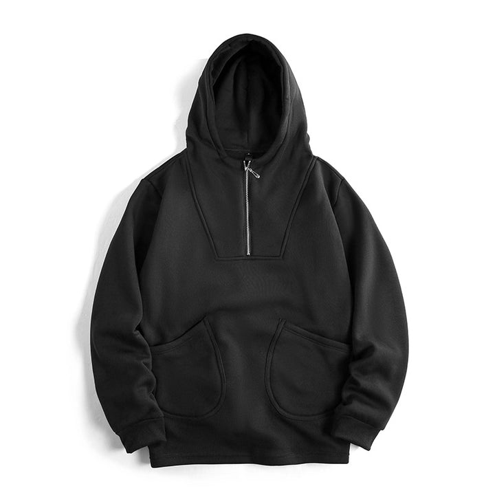 Men's hoodie with innovative zipper and comfortable fit Lune London